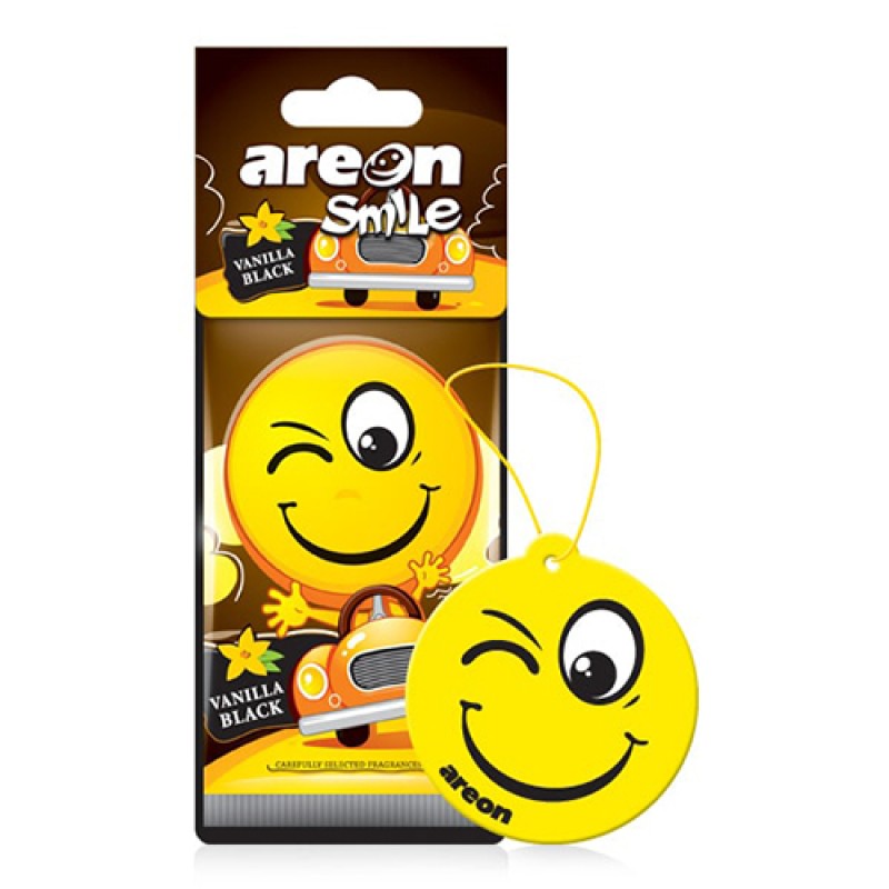 Areon Smile Dry Vanilla Black Oto Araç Kokusu Areon Smile Dry Vanilla Black Oto Araç Kokusu
