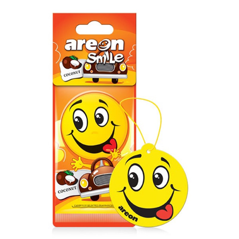 Areon Smile Dry Coconut Oto Araç Kokusu Areon Smile Dry Coconut Oto Araç Kokusu