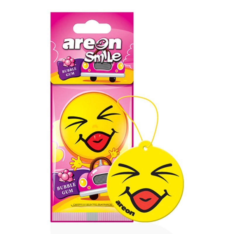 Areon Smile Dry Bubble Gum Oto Araç Kokusu Areon Smile Dry Bubble Gum Oto Araç Kokusu