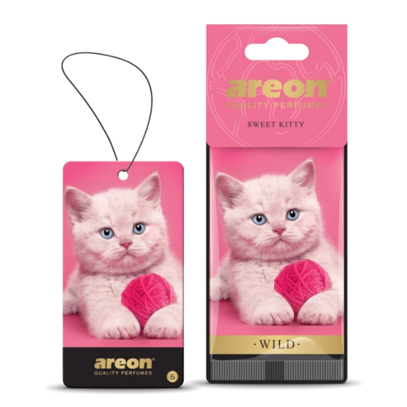Areon Wild Sweet Kitty Oto Araç Kokusu Areon Wild Sweet Kitty Oto Araç Kokusu