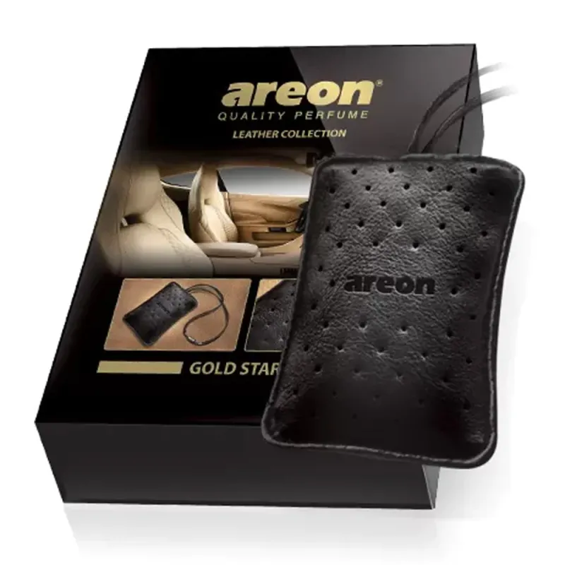 Areon Leather Collection Gold Star Oto Araç Kokusu Areon Leather Collection Gold Star Oto Araç Kokusu