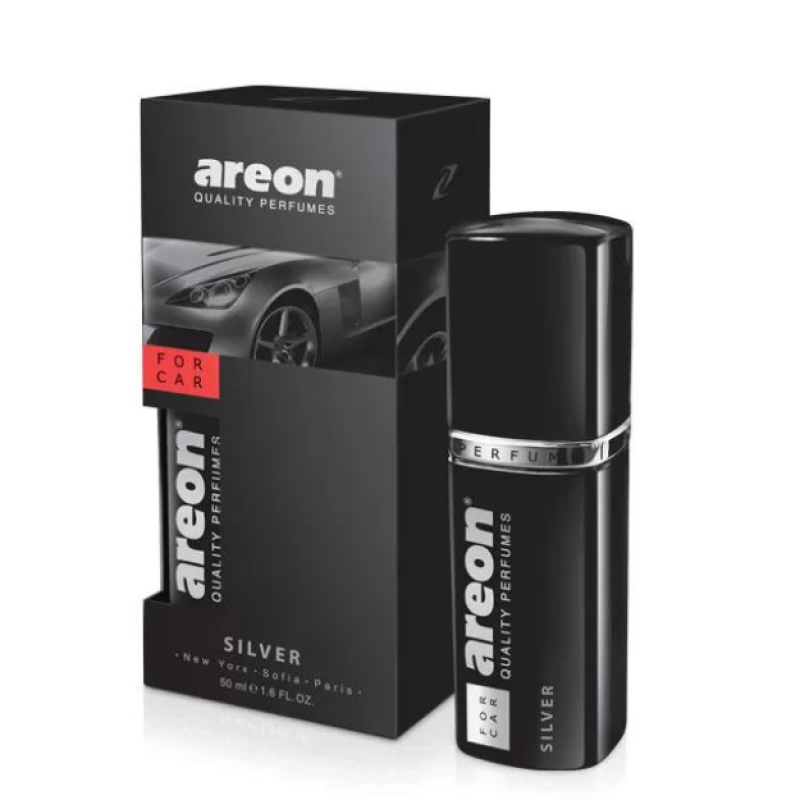 Areon Perfume 50 Ml Silver Oto Araç Parfümü (Siyah Şişe) Areon Perfume 50 Ml Silver Oto Araç Parfümü (Siyah Şişe)