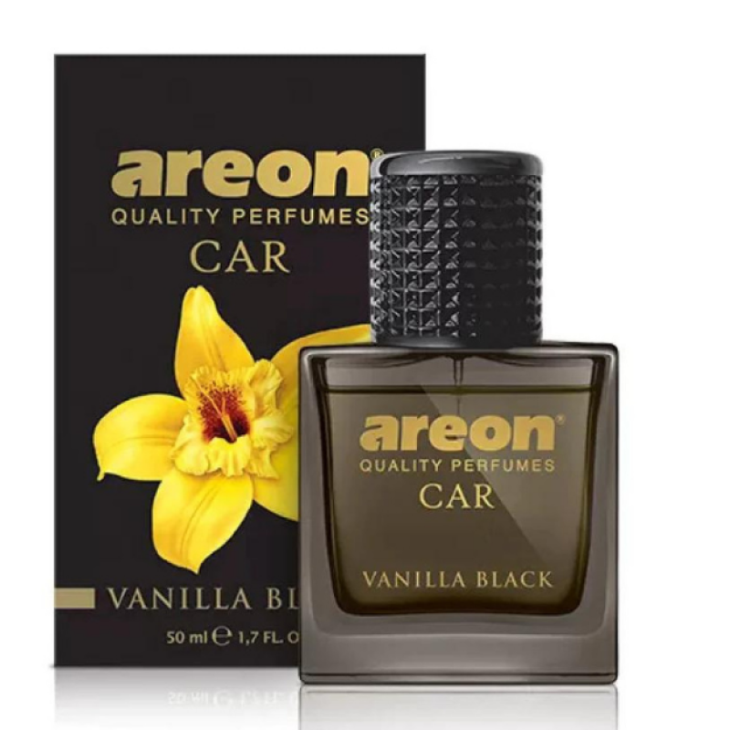 Areon Car Perfume 50 Ml Vanilla Black Oto Araç Parfümü Areon Car Perfume 50 Ml Vanilla Black Oto Araç Parfümü