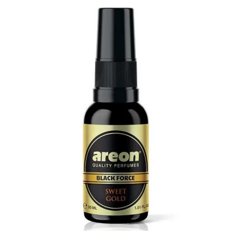 Areon Black Force 30 Ml Sweet Gold Oto Araç Spreyi Areon Black Force 30 Ml Sweet Gold Oto Araç Spreyi