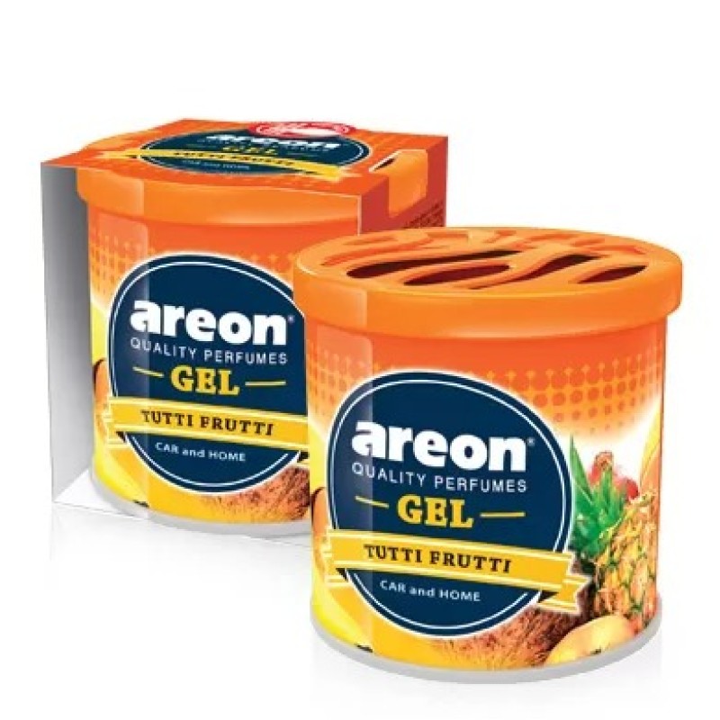 Areon Gel Can Tutti Frutti Bardaklik Oto Araç Kokusu Areon Gel Can Tutti Frutti Bardaklik Oto Araç Kokusu