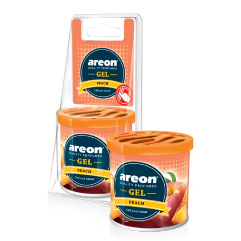 Areon Gel Can Blister Peach Bardaklik Oto Araç Kokusu Areon Gel Can Blister Peach Bardaklik Oto Araç Kokusu
