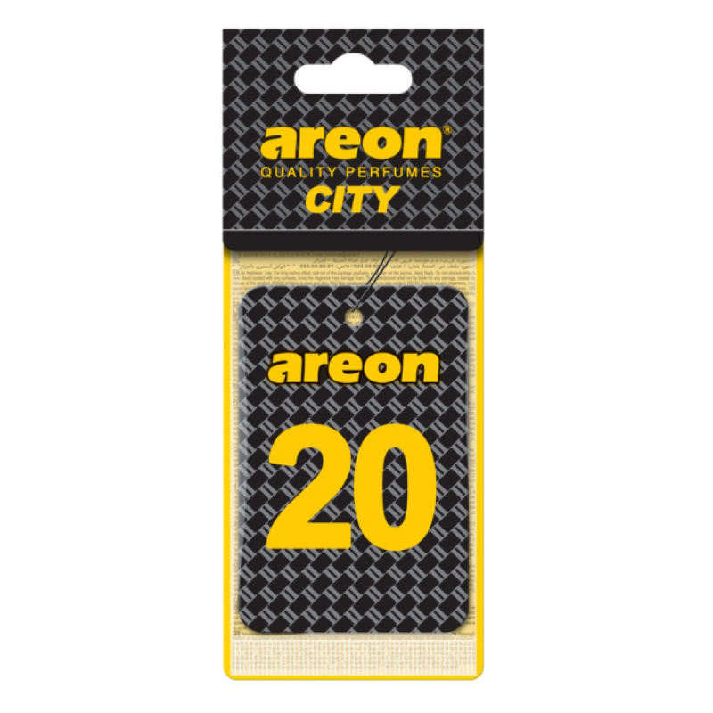Areon City Vanilla Black 20 Oto Araç Kokusu Areon City Vanilla Black 20 Oto Araç Kokusu