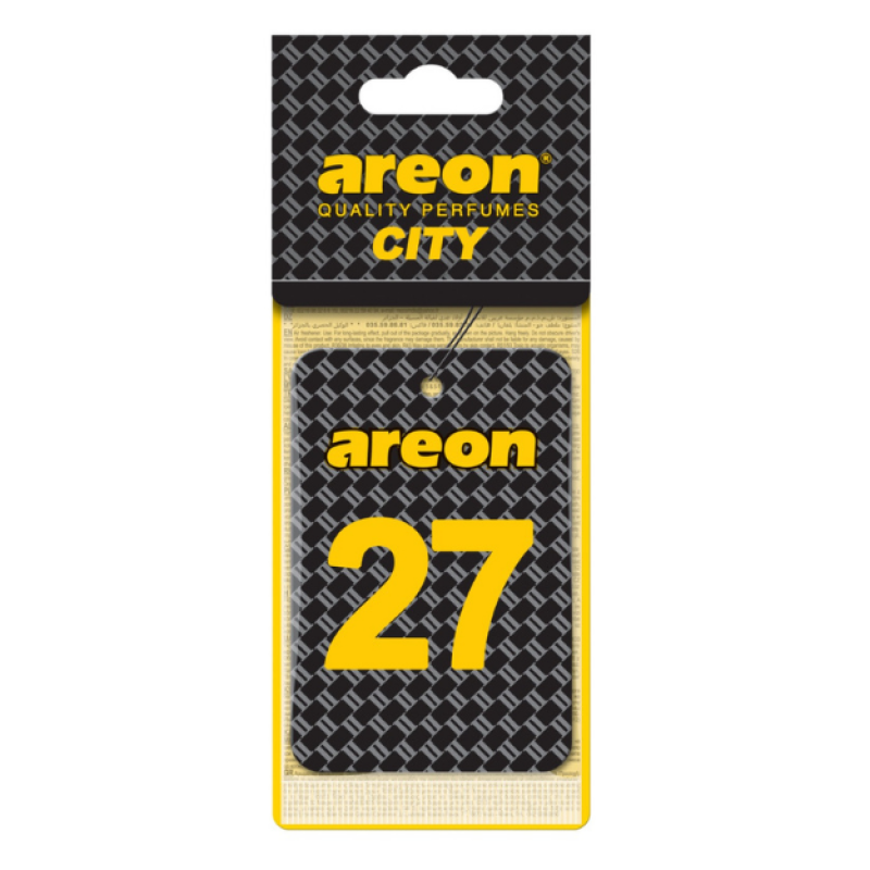 Areon City Vanilla Black 27 Oto Araç Kokusu Areon City Vanilla Black 27 Oto Araç Kokusu