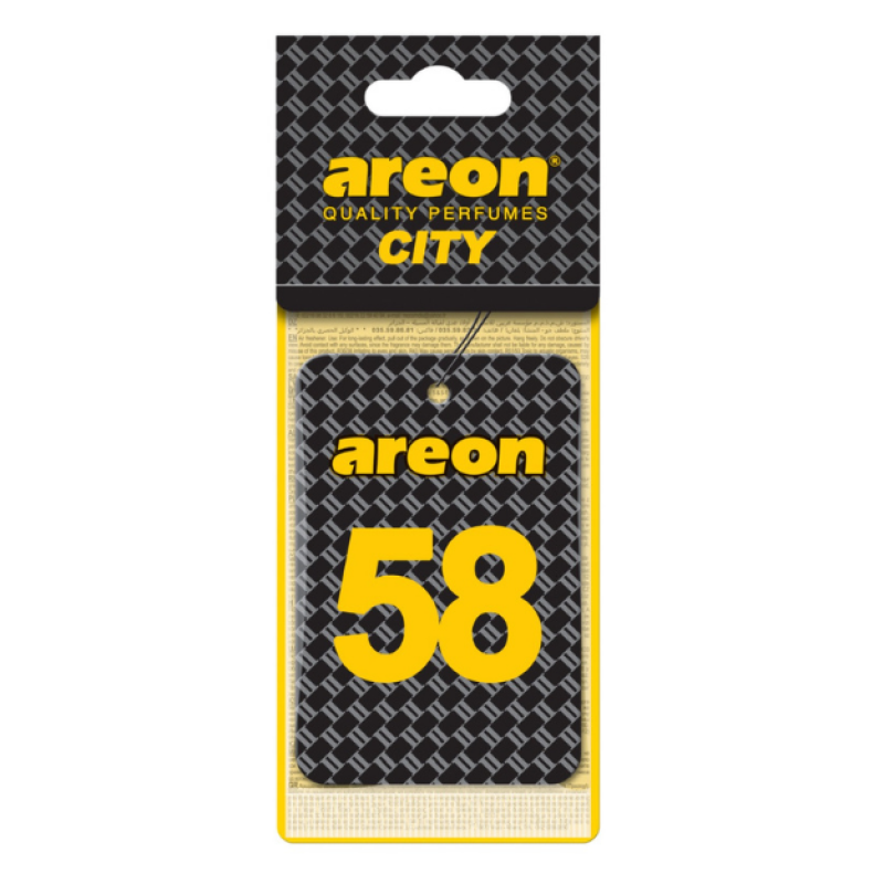 Areon City Vanilla Black 58 Oto Araç Kokusu Areon City Vanilla Black 58 Oto Araç Kokusu