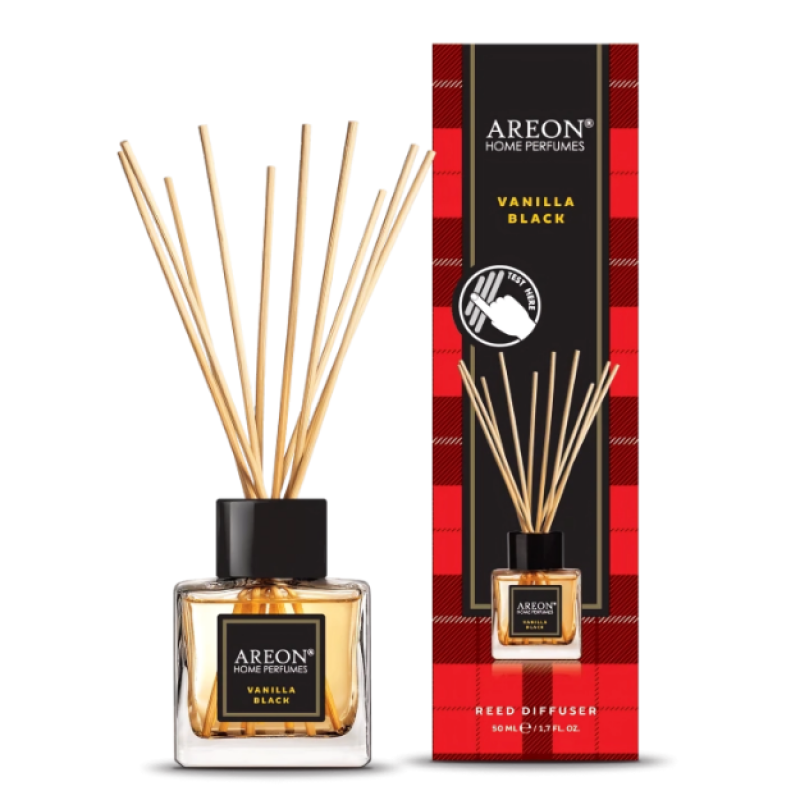 Areon Tartan Vanilla Black 50 Ml Bambu Çubuklu Oda Kokusu Areon Tartan Vanilla Black 50 Ml Bambu Çubuklu Oda Kokusu