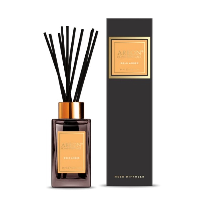 Areon Premium Gold Amber 85 Ml Bambu Çubuklu Oda Kokusu Areon Premium Gold Amber 85 Ml Bambu Çubuklu Oda Kokusu