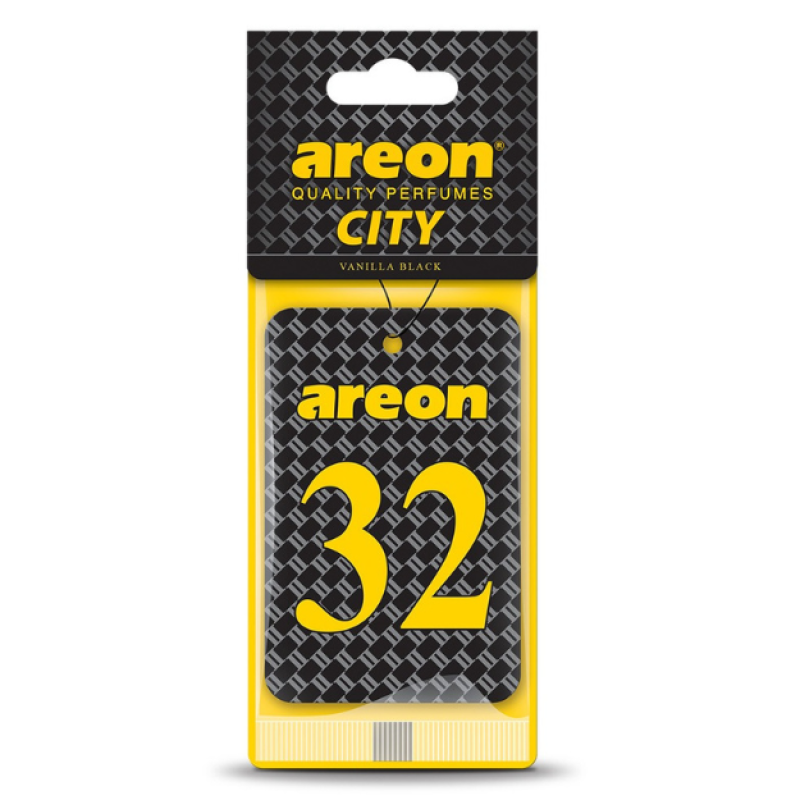 Areon City Vanilla Black 32 Oto Araç Kokusu Areon City Vanilla Black 32 Oto Araç Kokusu