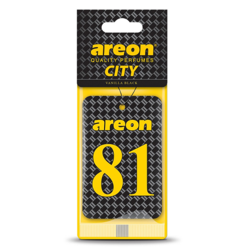 Areon City Vanilla Black 81 Oto Araç Kokusu Areon City Vanilla Black 81 Oto Araç Kokusu