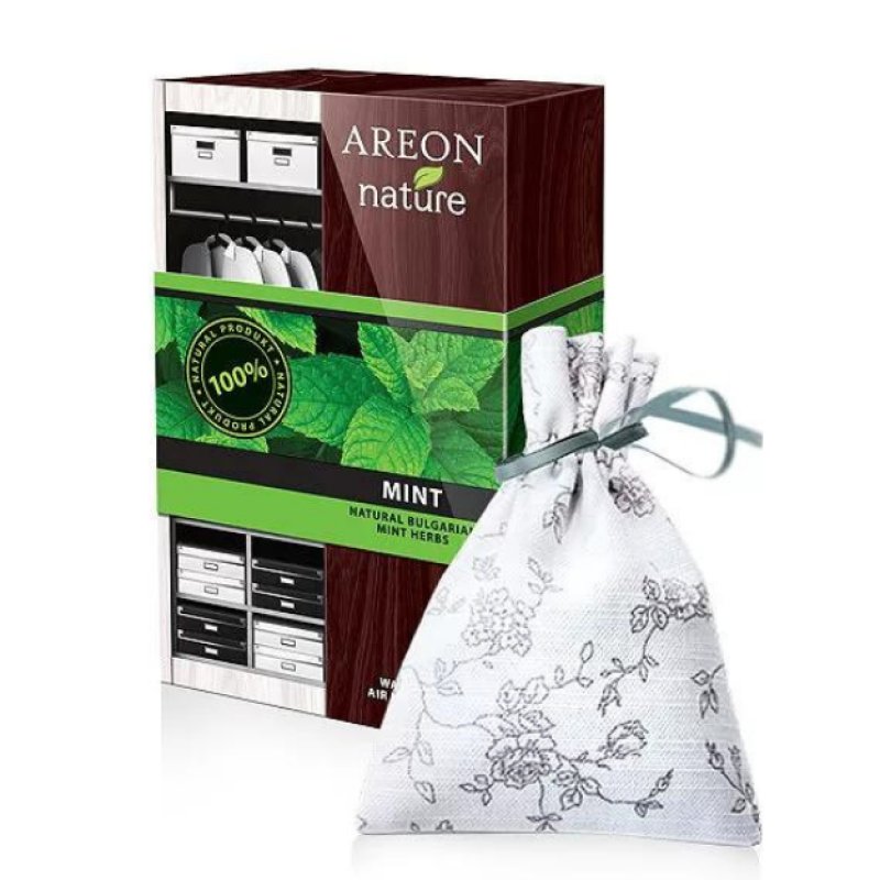 Areon Nature Premium Bag Mint Dolap Ve Çkmece Kokusu Areon Nature Premium Bag Mint Dolap Ve Çkmece Kokusu