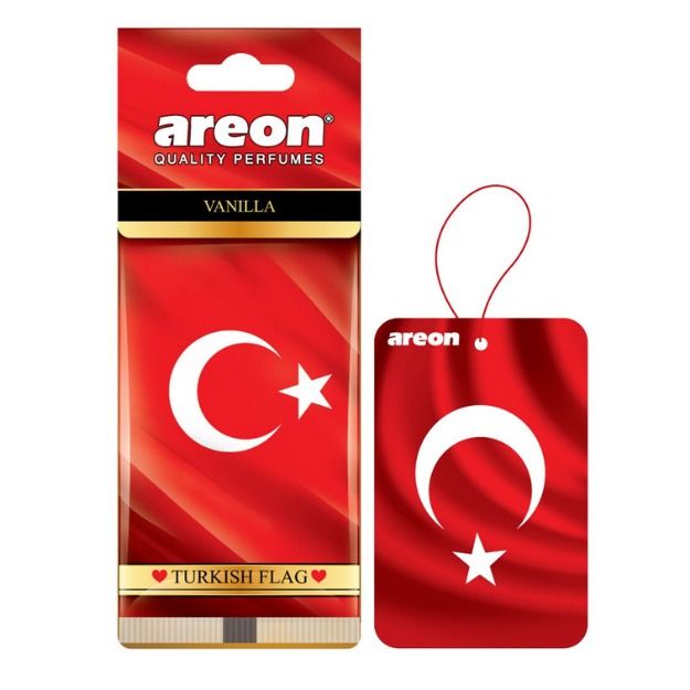 AREON TÜRK BAYRAĞI VANILLA OTO ARAÇ KOKUSU resmi