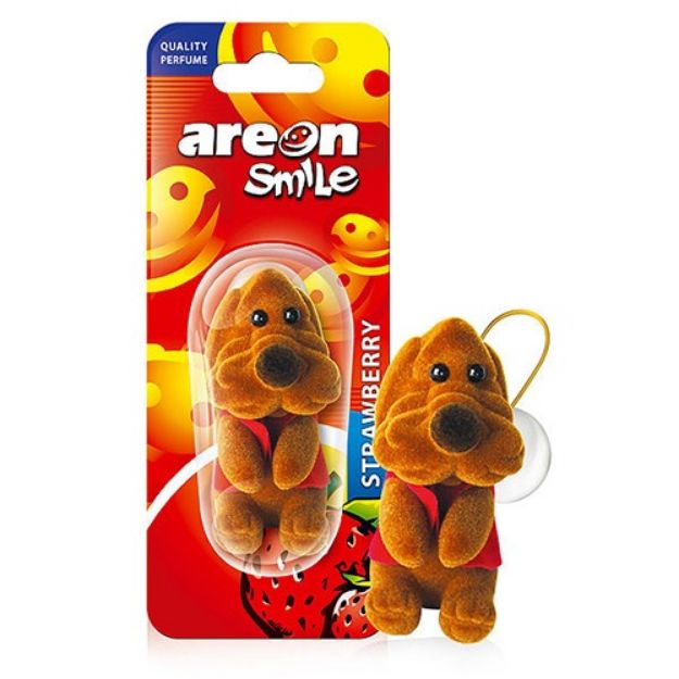 AREON SMILE STRAWBERRY (KÖPEK) OTO ARAÇ KOKUSU resmi