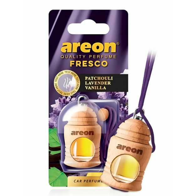 AREON FRESCO PATCHOULI LAVANDER VANILLA OTO ARAÇ KOKUSU resmi