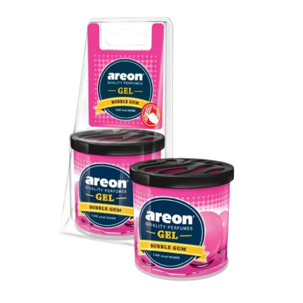 AREON GEL CAN BLISTER BUBBLE GUM BARDAKLIK OTO ARAÇ KOKUSU resmi