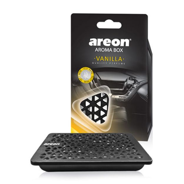 AREON AROMA BOX VANILLA BARDAKLIK OTO ARAÇ KOKUSU resmi