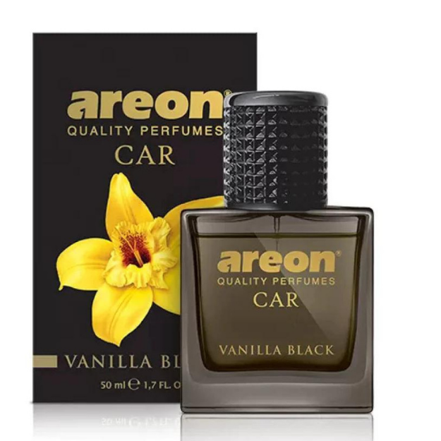 AREON CAR PERFUME 50 ML VANILLA BLACK OTO ARAÇ PARFÜMÜ resmi