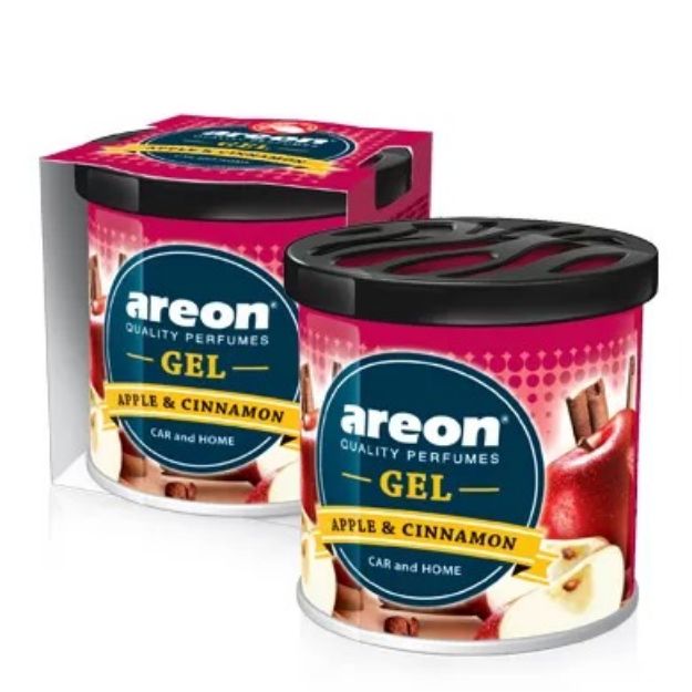 AREON GEL CAN APPLE CINNAMON BARDAKLIK OTO ARAÇ KOKUSU resmi