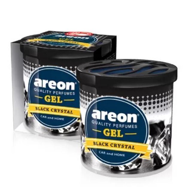 AREON GEL CAN BLACK CRYSTAL BARDAKLIK OTO ARAÇ KOKUSU resmi