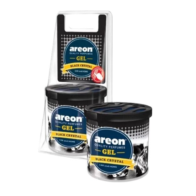 AREON GEL CAN BLISTER BLACK CRYSTAL BARDAKLIK OTO ARAÇ KOKUSU resmi