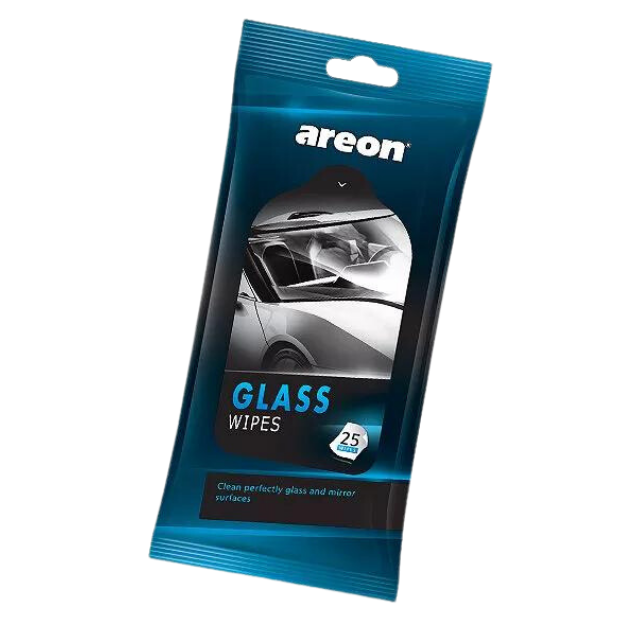 AREON GLASS WET WIPES ARAÇ TEMİZLEME MENDİLİ resmi