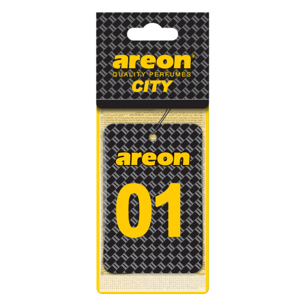 AREON CITY VANILLA BLACK 01 OTO ARAÇ KOKUSU resmi