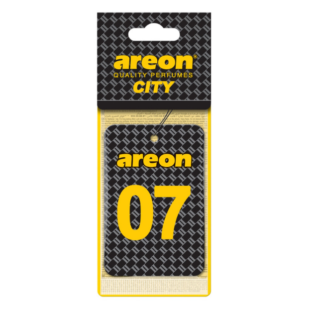 AREON CITY VANILLA BLACK 07 OTO ARAÇ KOKUSU resmi