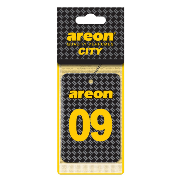 AREON CITY VANILLA BLACK 09 OTO ARAÇ KOKUSU resmi