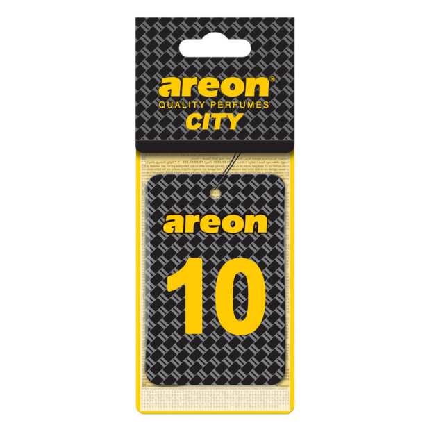 AREON CITY VANILLA BLACK 10 OTO ARAÇ KOKUSU resmi