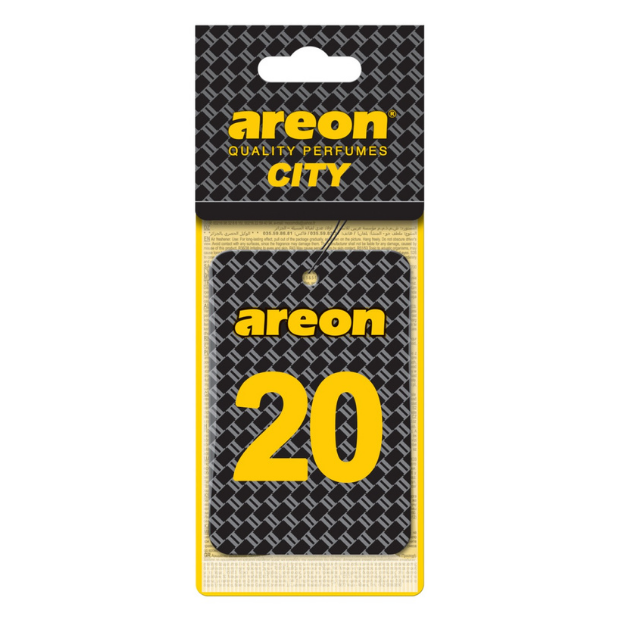 AREON CITY VANILLA BLACK 20 OTO ARAÇ KOKUSU resmi