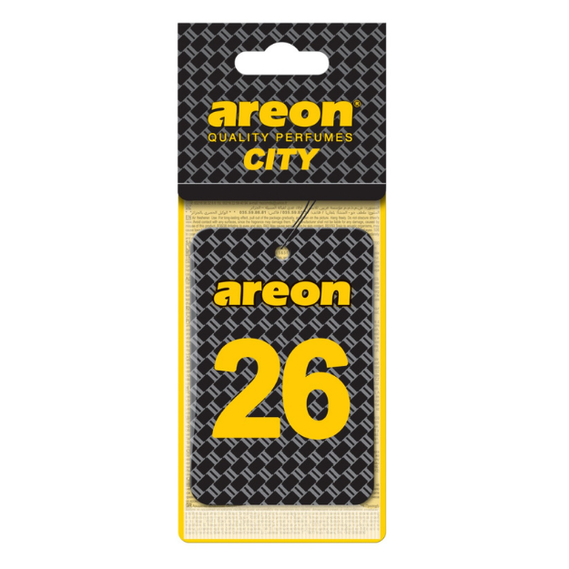 AREON CITY VANILLA BLACK 26 OTO ARAÇ KOKUSU resmi