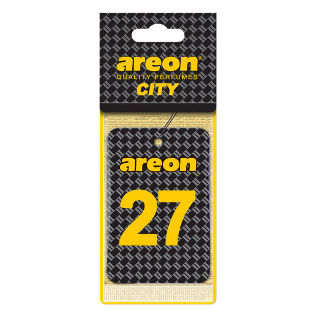 AREON CITY VANILLA BLACK 27 OTO ARAÇ KOKUSU resmi