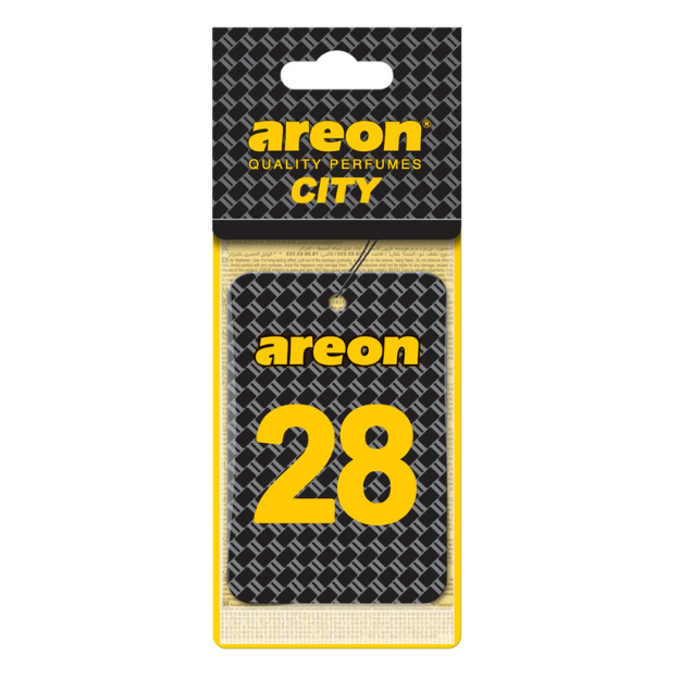 AREON CITY VANILLA BLACK 28 OTO ARAÇ KOKUSU resmi