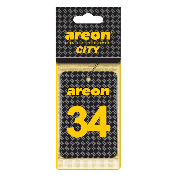 AREON CITY VANILLA BLACK 34 OTO ARAÇ KOKUSU resmi