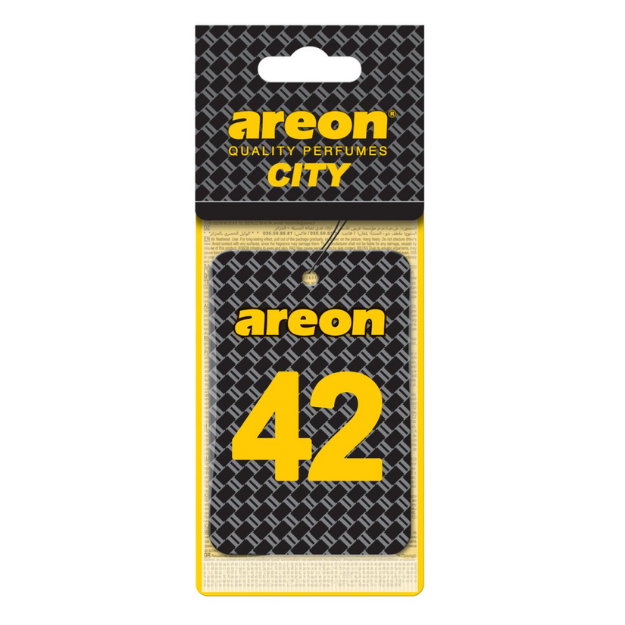 AREON CITY VANILLA BLACK 42 OTO ARAÇ KOKUSU resmi