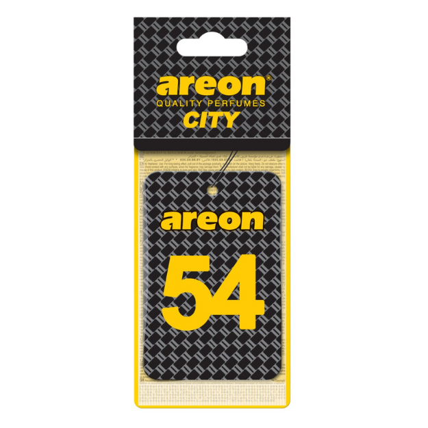 AREON CITY VANILLA BLACK 54 OTO ARAÇ KOKUSU resmi