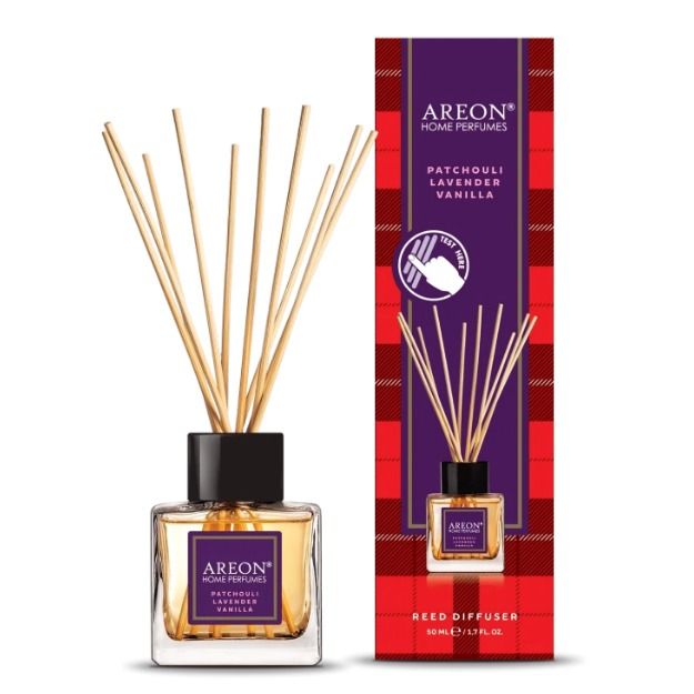 AREON TARTAN PATCHOULI LAVENDER VANILLA 50 ML BAMBU ÇUBUKLU ODA KOKUSU resmi