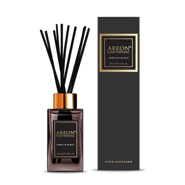 AREON PREMIUM VANILLA BLACK 85 ML BAMBU ÇUBUKLU ODA KOKUSU resmi