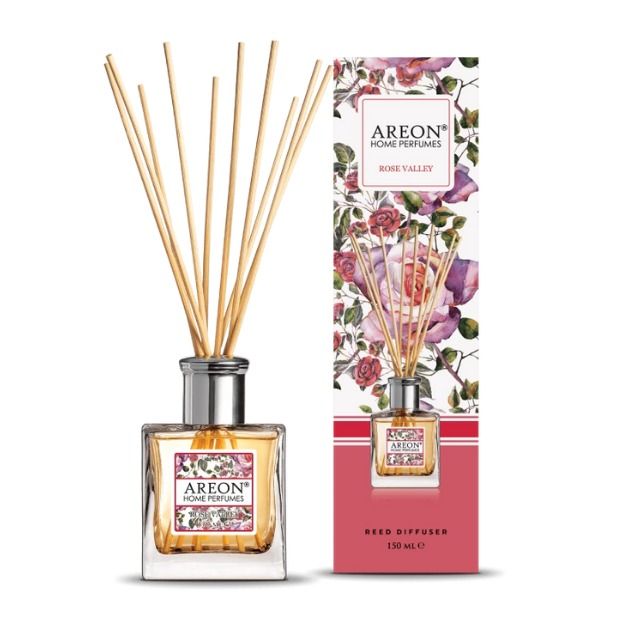 AREON GARDEN  ROSE VALLEY 150 ML BAMBU ÇUBUKLU ODA KOKUSU resmi