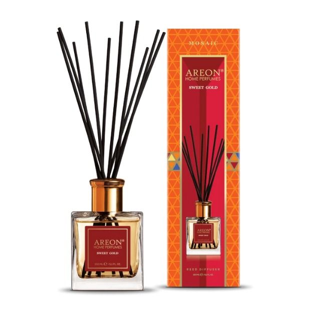 AREON MOSAIC SWEET GOLD 150 ML BAMBU ÇUBUKLU ODA KOKUSU resmi