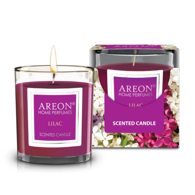 AREON CANDLES LILAC LÜKS KOKULU MUM resmi