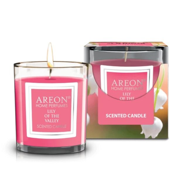 AREON CANDLES LILY OF THE VALLEY LÜKS KOKULU MUM resmi