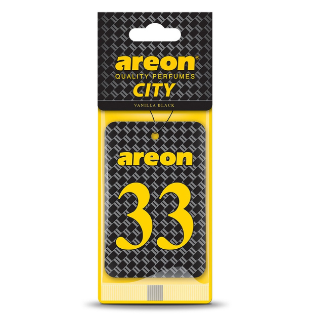 AREON CITY VANILLA BLACK 33 OTO ARAÇ KOKUSU resmi