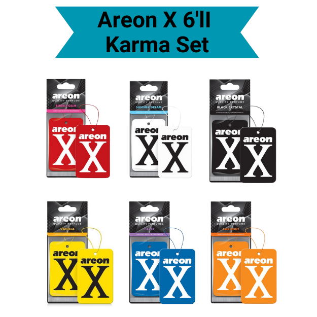 AREON X 6'LI SÜPER KARMA SET resmi