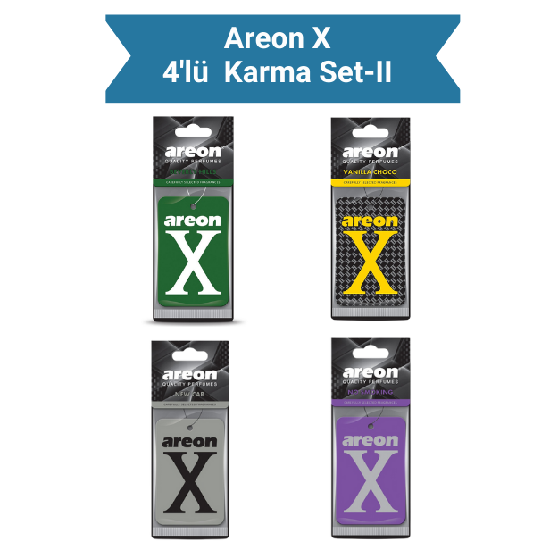 AREON X 4'LÜ SÜPER KARMA SET II resmi