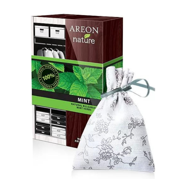 AREON NATURE PREMIUM BAG MINT DOLAP VE ÇKMECE KOKUSU resmi