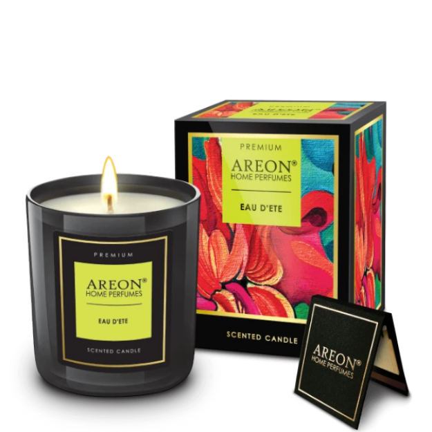 AREON CANDLES PREMIUM EAU DETE LÜKS KOKULU MUM resmi